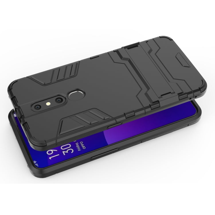 Shockproof PC + TPU Case for OPPO F11 Pro, with Holder