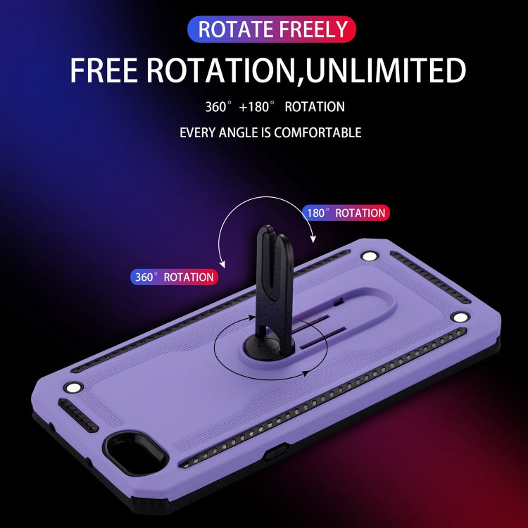 For OPPO A77 Shockproof PC + TPU Protective Case with 360 Degree Rotating Holder