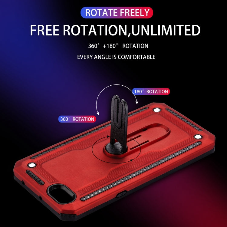 For OPPO A77 Shockproof PC + TPU Protective Case with 360 Degree Rotating Holder