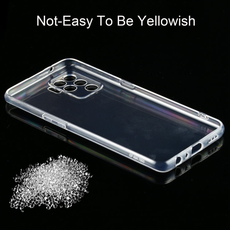 For OPPO A94 0.75mm Ultra-thin Transparent TPU Soft Protective Case(Transparent)