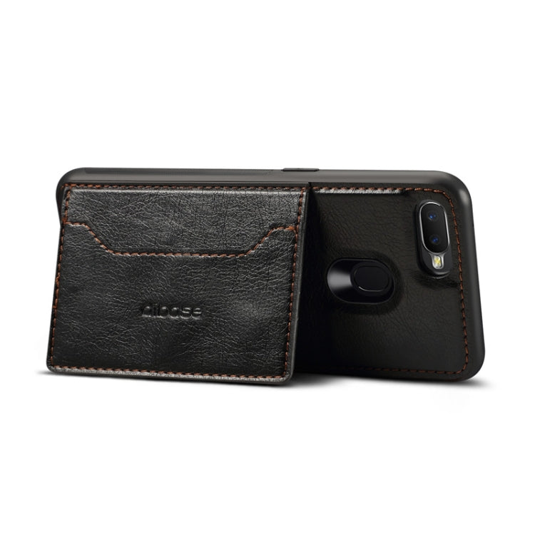 Crazy Horse Texture PU Leather Case for Oppo F9 & F9 Pro & A7X REALME 2 Pro, with Holder & Card Slots