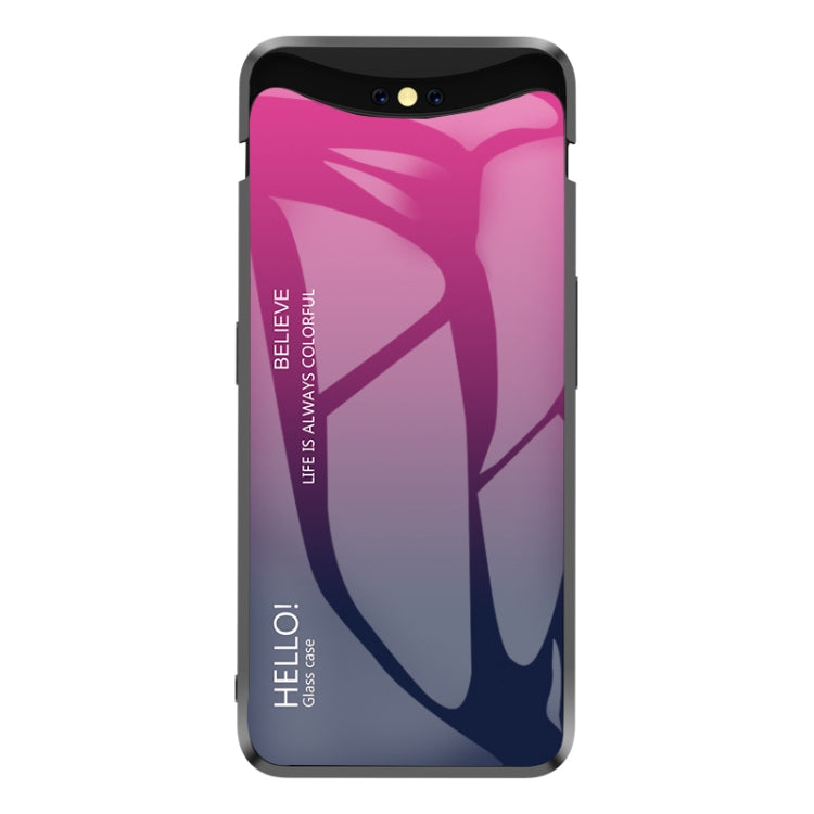 Gradient Color Glass Case for OPPO Find X