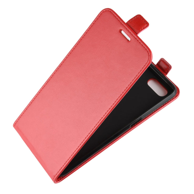 R64 Texture Single Fold Vertical Flip Leather Case for OPPO K1, with Card Slots & Wallet