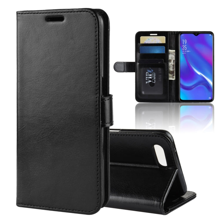 R64 Texture Single Fold Horizontal Flip Leather Case for OPPO K1, with Holder & Card Slots & Wallet