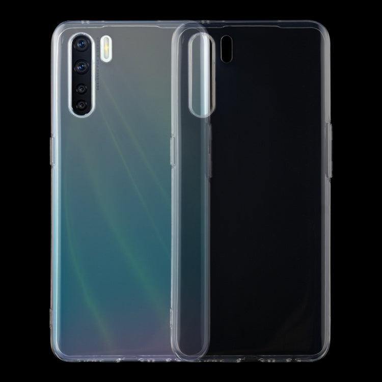 For OPPO A91 0.75mm Ultrathin Transparent TPU Soft Protective Case