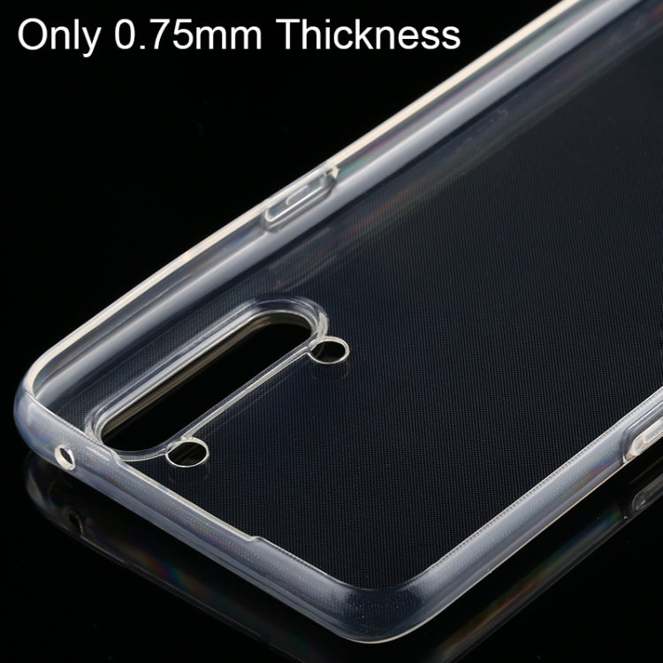 For OPPO Reno 3 0.75mm Ultrathin Transparent TPU Soft Protective Case