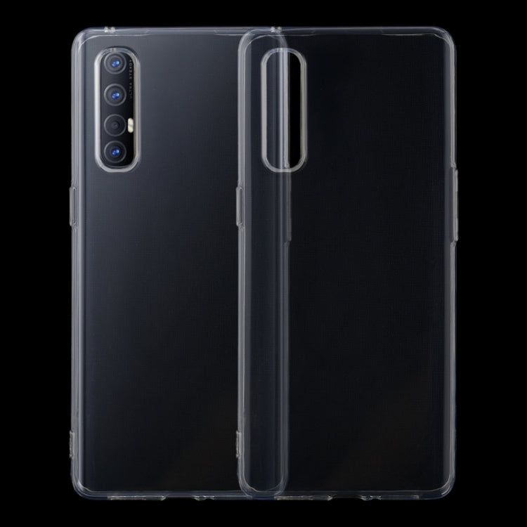 For OPPO Reno 3 Pro 0.75mm Ultrathin Transparent TPU Soft Protective Case