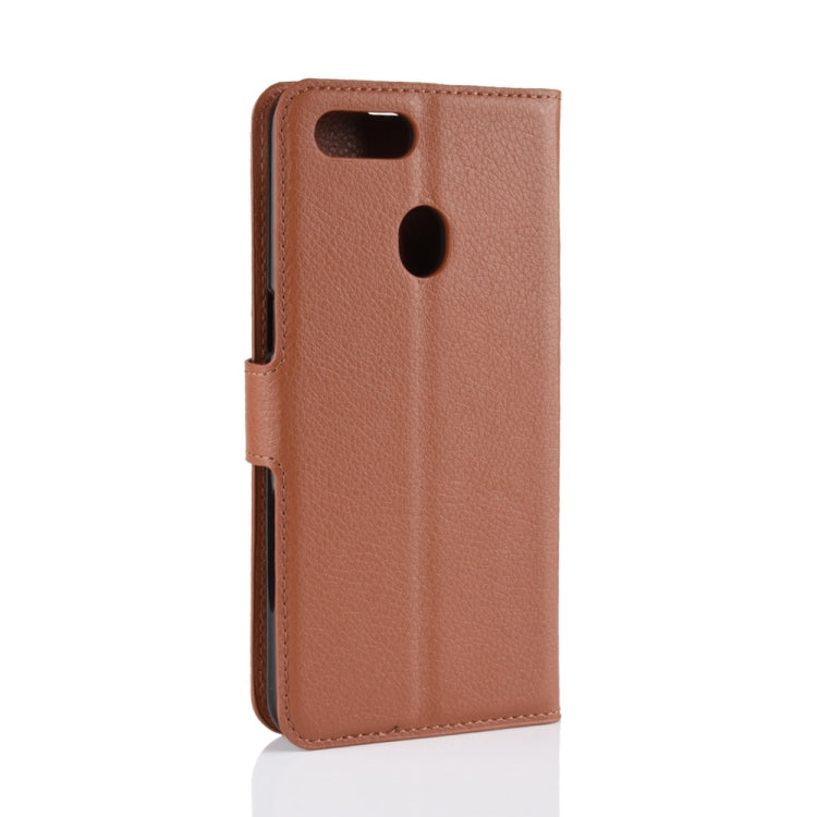 Litchi Texture Horizontal Flip Leather Case For OPPO A7 / A7X ,With Holder & Wallet & Card Slots