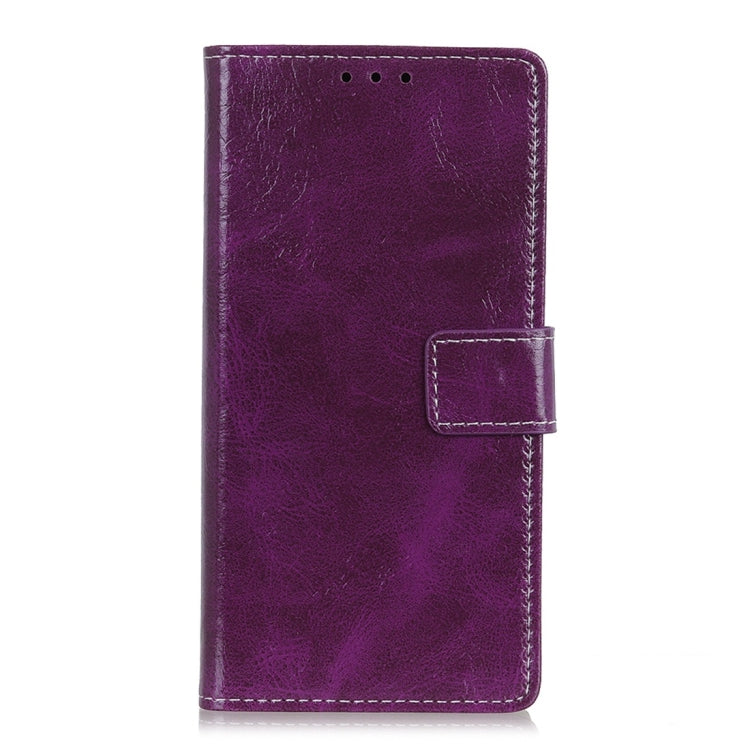 Retro Crazy Horse Texture Horizontal Flip Leather Case for OPPO Reno 5G / 10X Zoom, with Holder & Card Slots & Wallet & Photo Frame