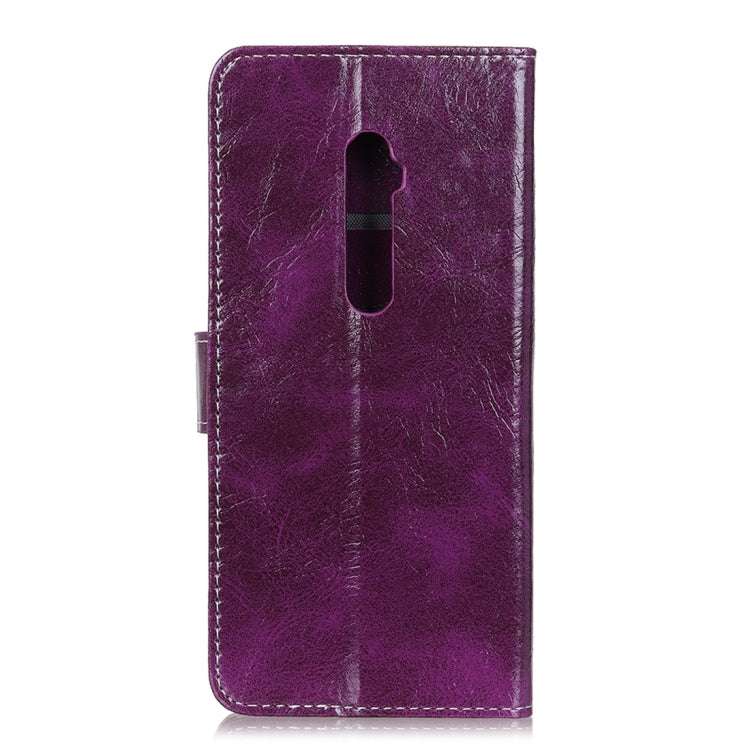 Retro Crazy Horse Texture Horizontal Flip Leather Case for OPPO Reno 5G / 10X Zoom, with Holder & Card Slots & Wallet & Photo Frame