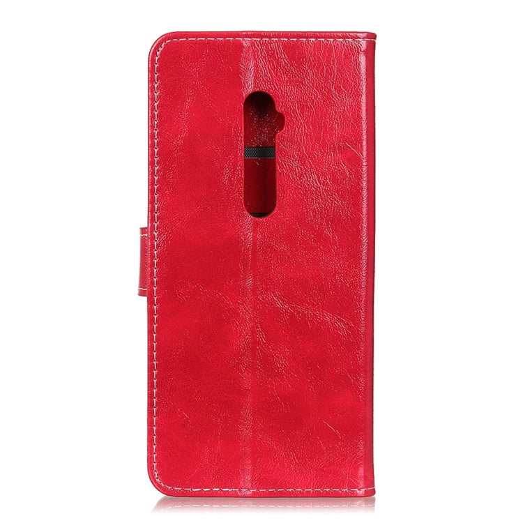 Retro Crazy Horse Texture Horizontal Flip Leather Case for OPPO Reno 5G / 10X Zoom, with Holder & Card Slots & Wallet & Photo Frame