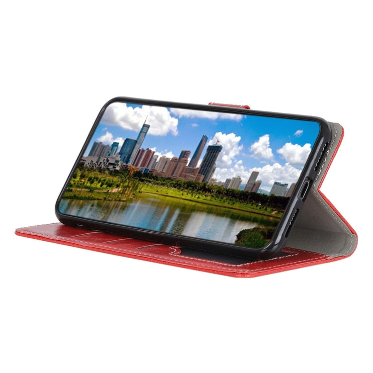 Retro Crazy Horse Texture Horizontal Flip Leather Case for OPPO Reno 5G / 10X Zoom, with Holder & Card Slots & Wallet & Photo Frame