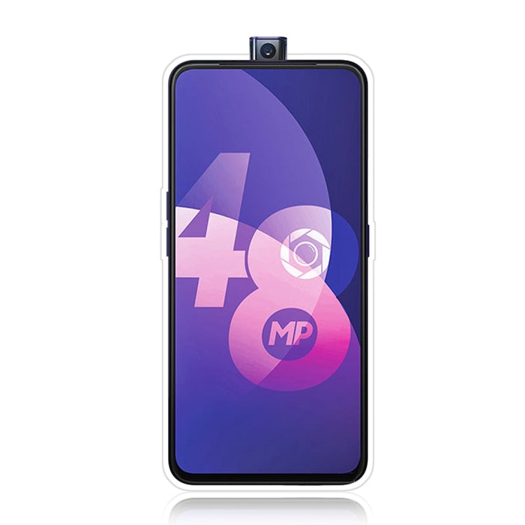 Glittery Powder Shockproof TPU Protective Case for OPPO F11 Pro, with 360 Degree Rotation Ring Holder