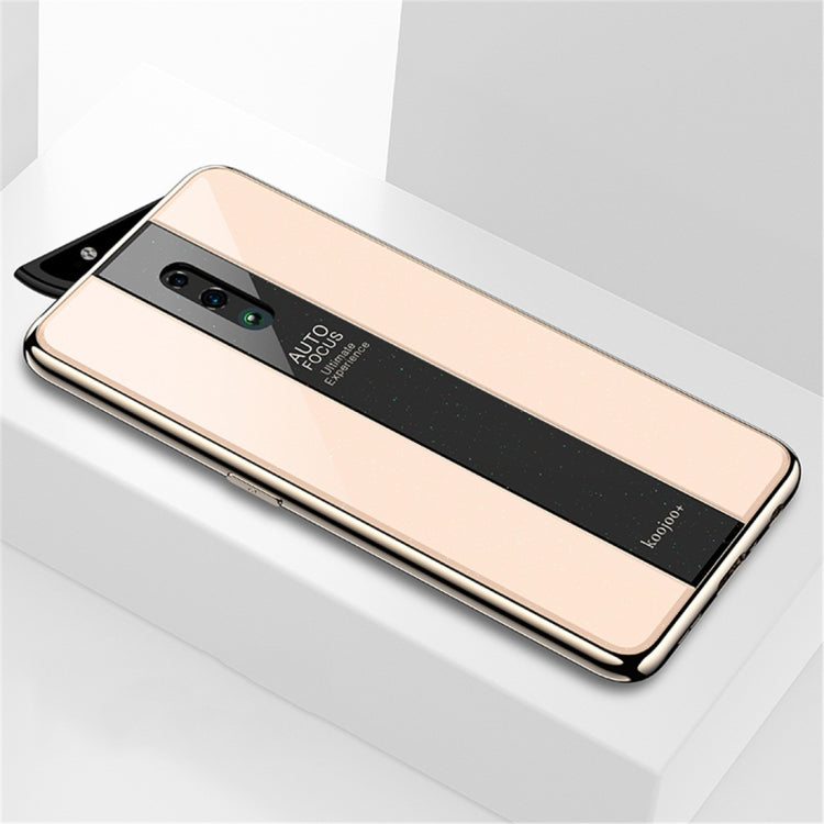 Electroplated Mirror Glass Protective Case for OPPO Reno