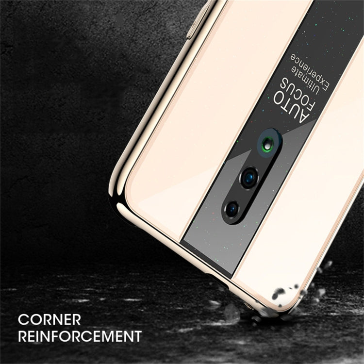 Electroplated Mirror Glass Protective Case for OPPO Reno