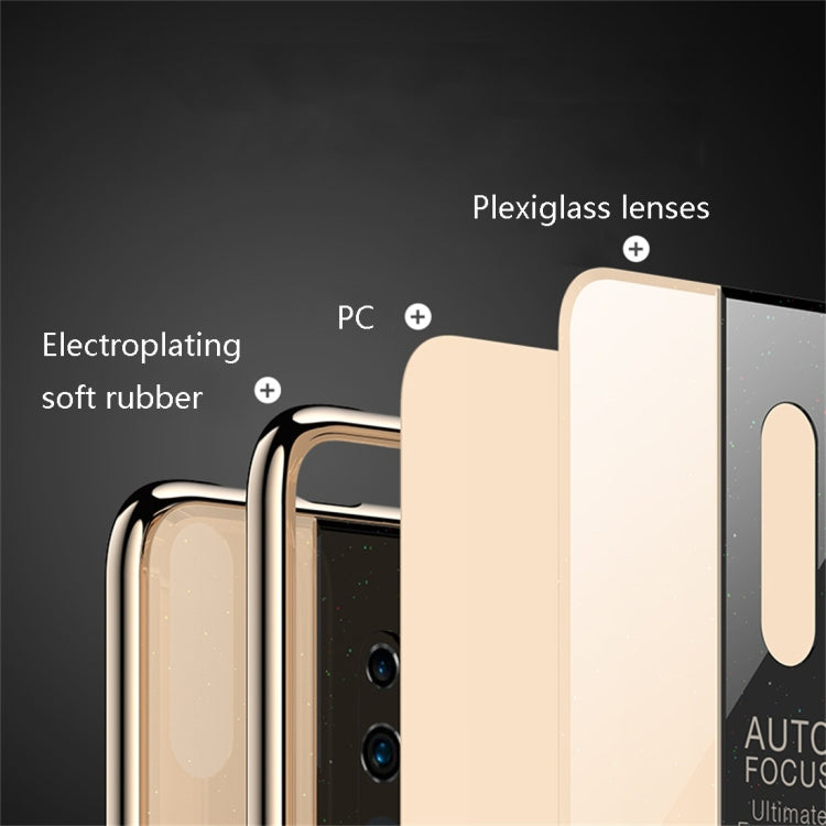 Electroplated Mirror Glass Protective Case for OPPO Reno