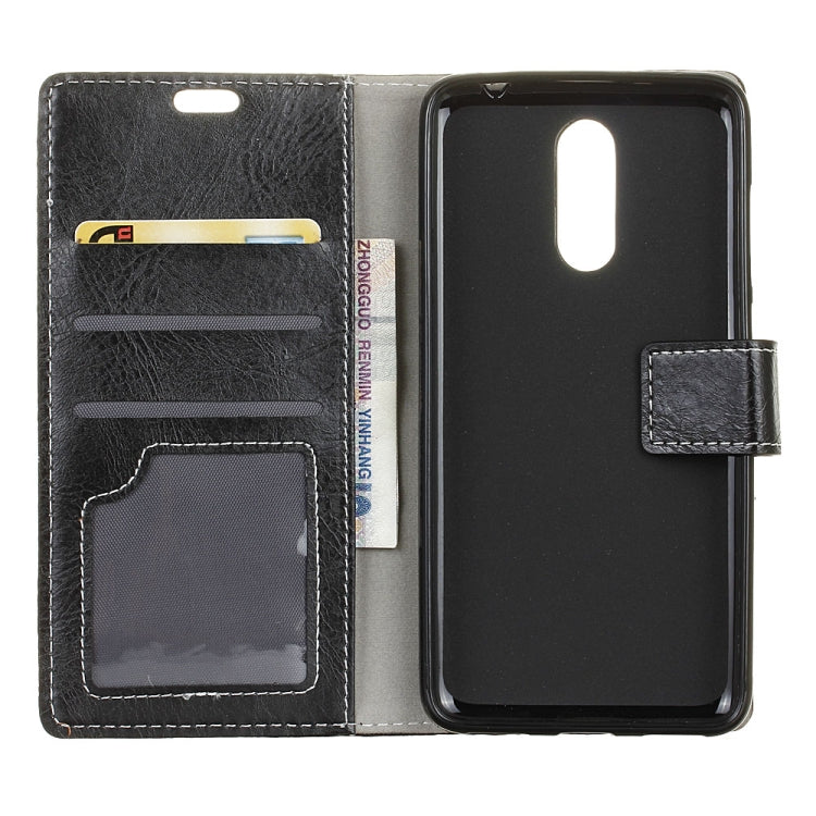Retro Crazy Horse Texture Horizontal Flip Leather Case for OPPO R17 Pro, with Holder & Card Slots & Wallet