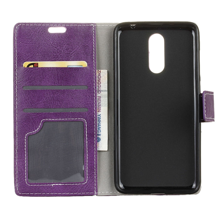 Retro Crazy Horse Texture Horizontal Flip Leather Case for OPPO R17 Pro, with Holder & Card Slots & Wallet