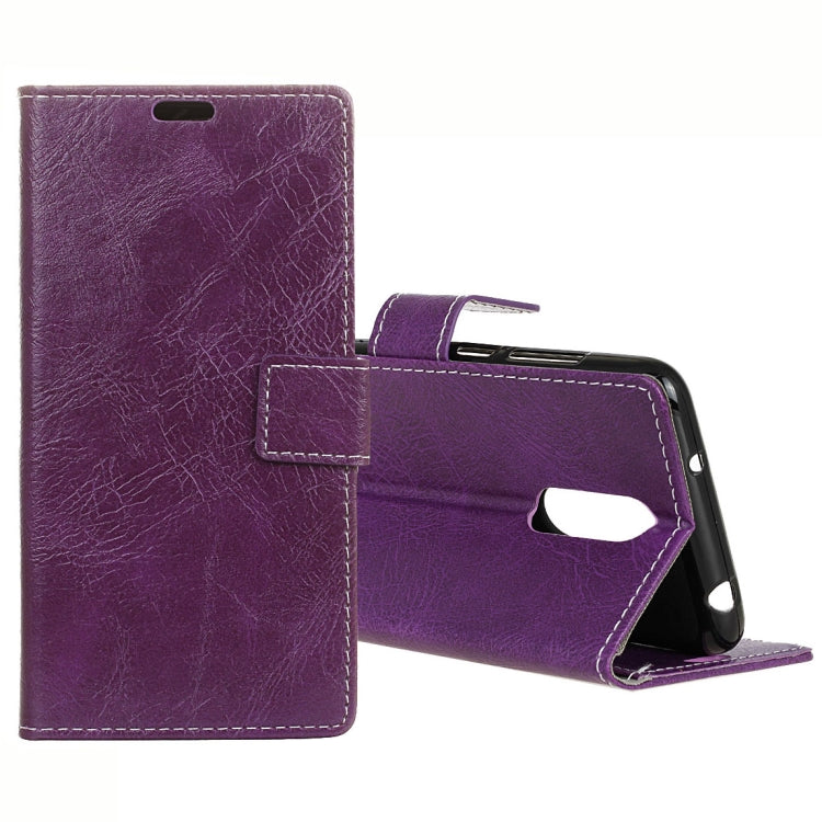 Retro Crazy Horse Texture Horizontal Flip Leather Case for OPPO R17 Pro, with Holder & Card Slots & Wallet