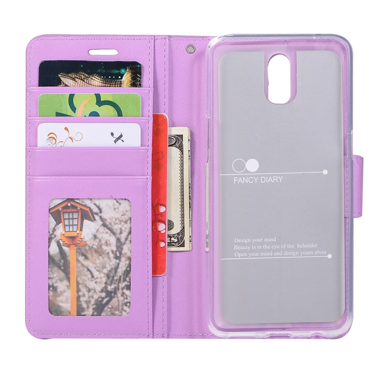 Silk Texture Horizontal Flip Leather Case for OPPO R17, with Holder & Card slots & Wallet & Photo Frame