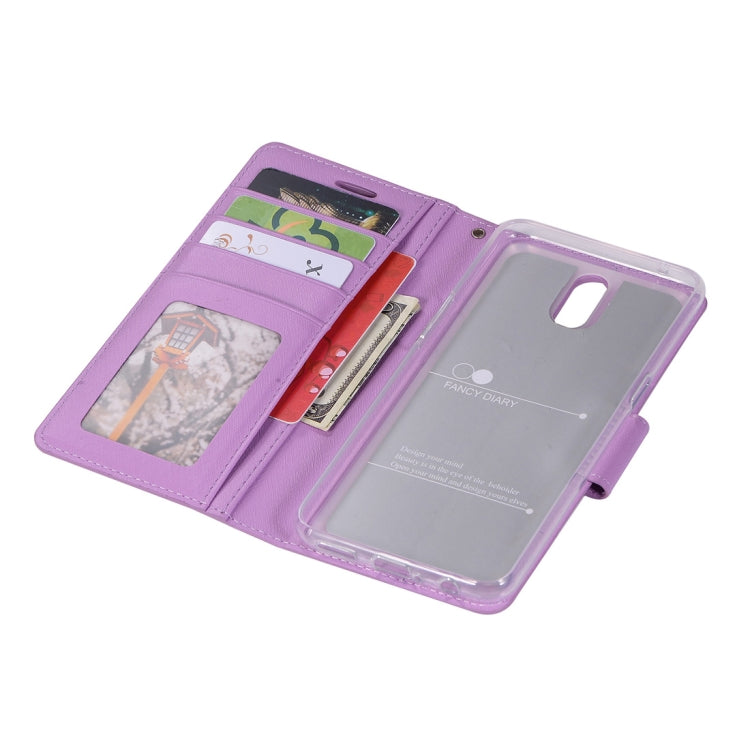 Silk Texture Horizontal Flip Leather Case for OPPO R17, with Holder & Card slots & Wallet & Photo Frame