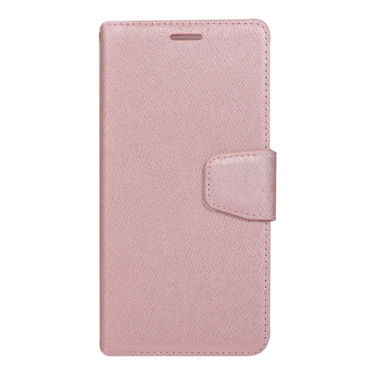 Silk Texture Horizontal Flip Leather Case for OPPO R17, with Holder & Card slots & Wallet & Photo Frame