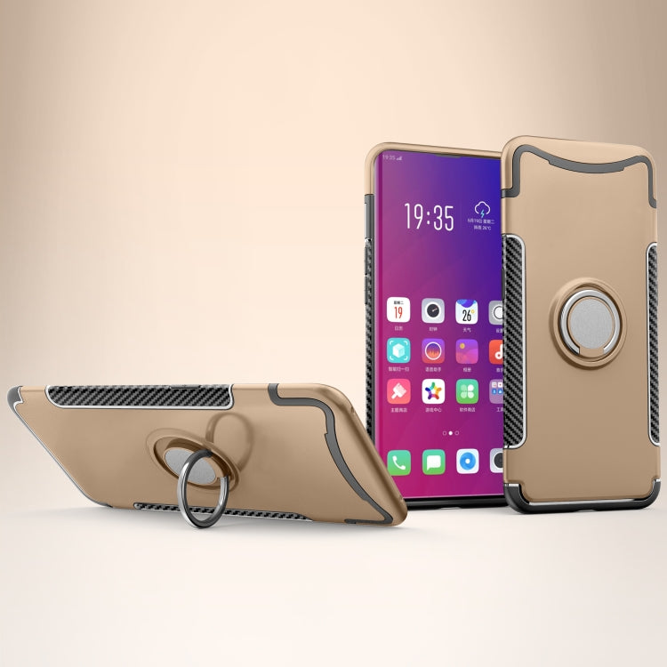 Magnetic 360 Degree Rotation Ring Holder Armor Protective Case for OPPO Find X