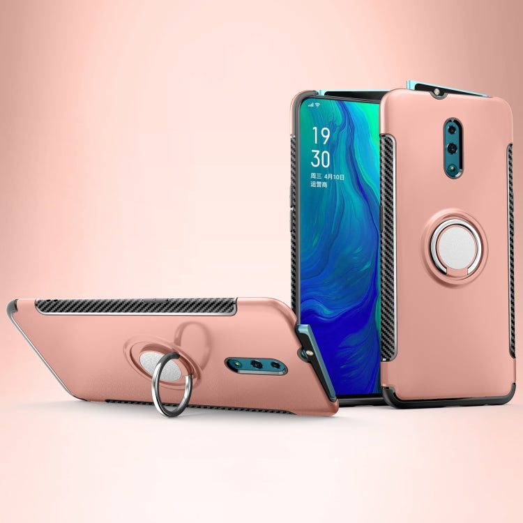 Magnetic 360 Degree Rotation Ring Holder Armor Protective Case for OPPO Reno