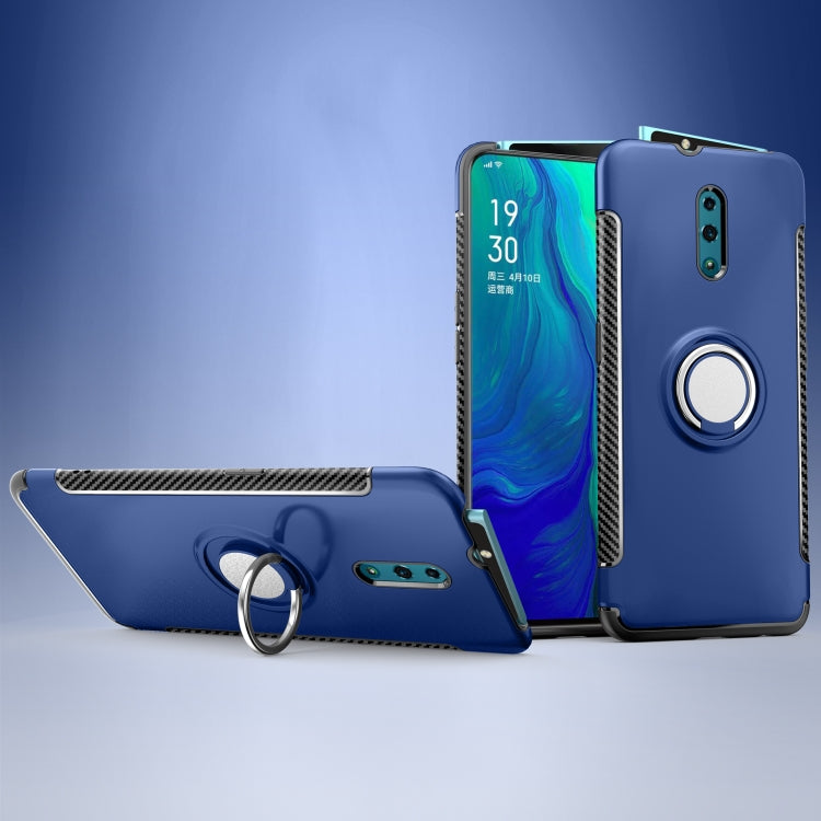 Magnetic 360 Degree Rotation Ring Holder Armor Protective Case for OPPO Reno
