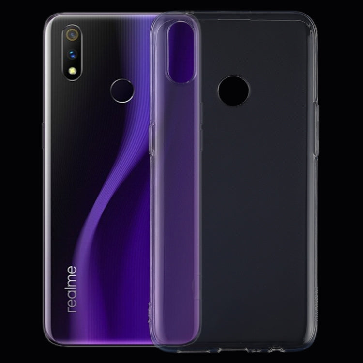 0.75mm Ultrathin Transparent TPU Soft Protective Case for OPPO Realme 3