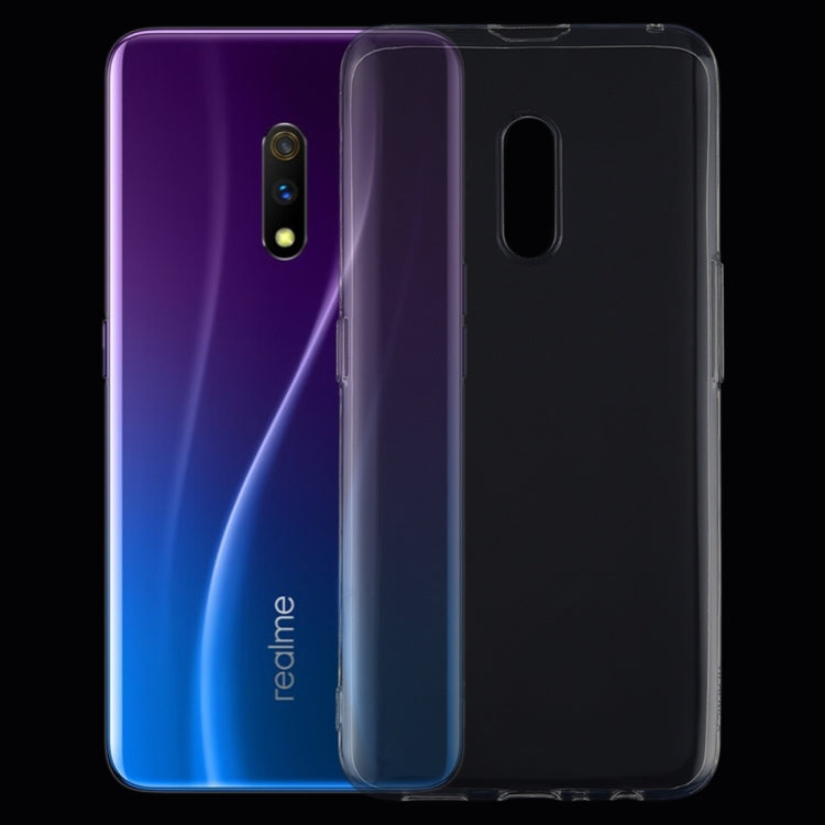 0.75mm Ultrathin Transparent TPU Soft Protective Case for OPPO Realme X