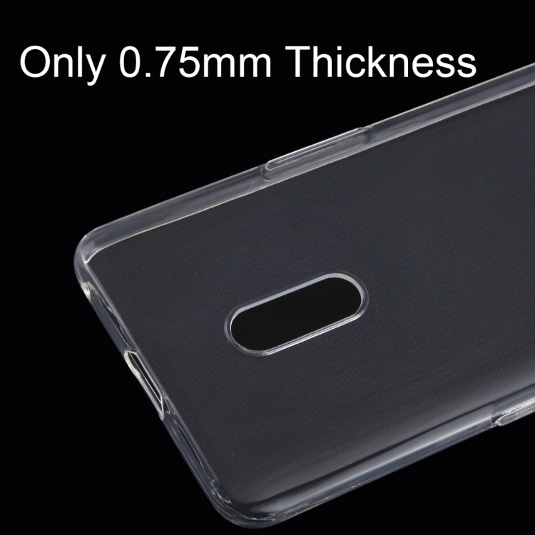 50 PCS 0.75mm Ultrathin Transparent TPU Soft Protective Case for OPPO Realme X