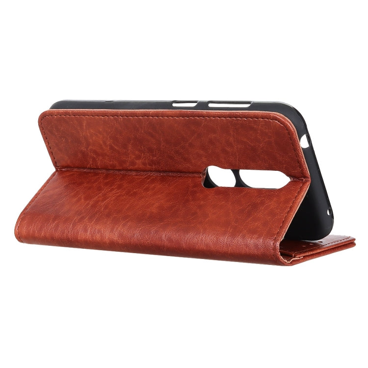 Magnetic Retro Crazy Horse Texture Horizontal Flip Leather Case for OPPO R19, with Holder & Card Slots & Wallet