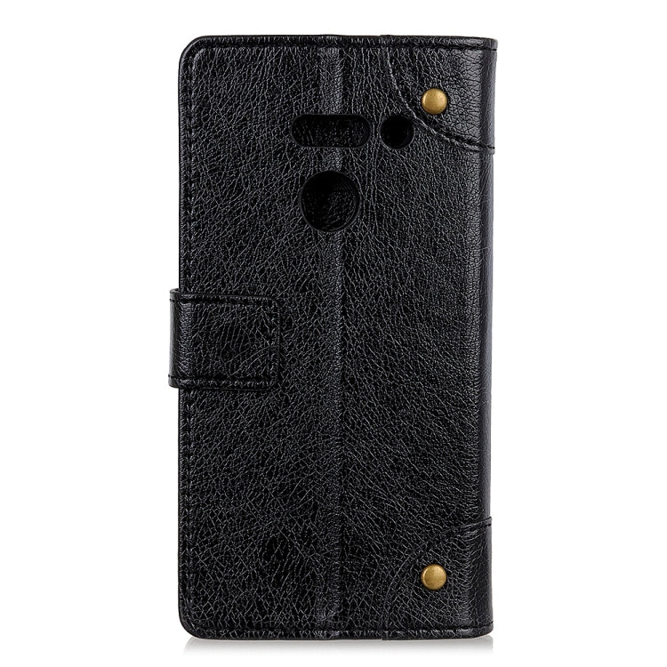 Copper Buckle Nappa Texture Horizontal Flip Leather Case for LG G8 ThinQ, with Holder & Card Slots & Wallet