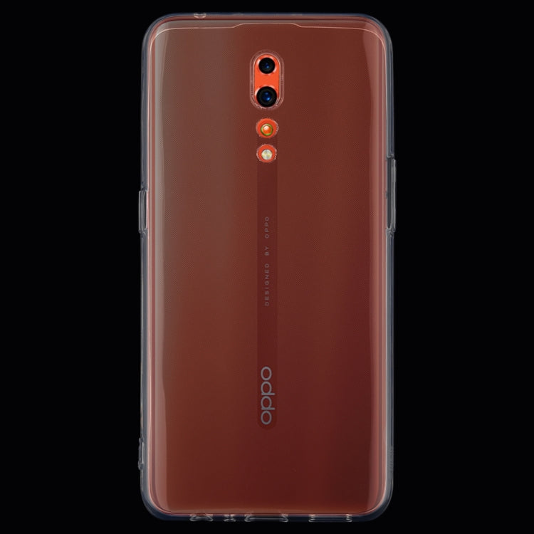 50 PCS 0.75mm Ultrathin Transparent TPU Soft Protective Case for OPPO Reno Z