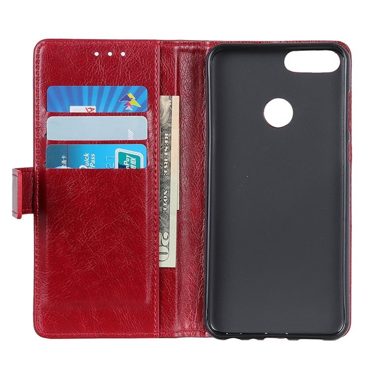 Copper Buckle Nappa Texture Horizontal Flip Leather Case for OPPO F9 (F9 Pro) / OPPO A7x, with Holder & Card Slots & Wallet