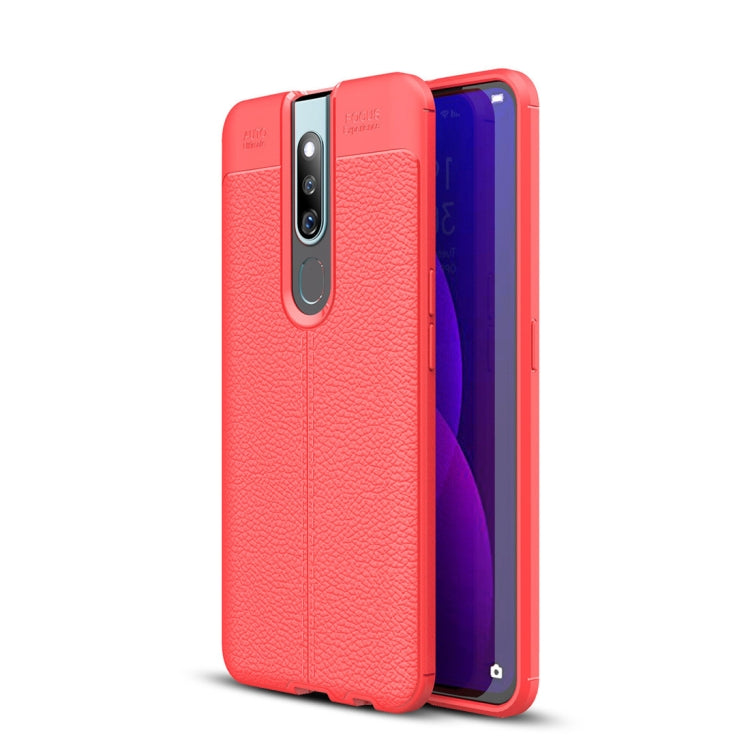 Litchi Texture TPU Shockproof Case for OPPO F11 Pro