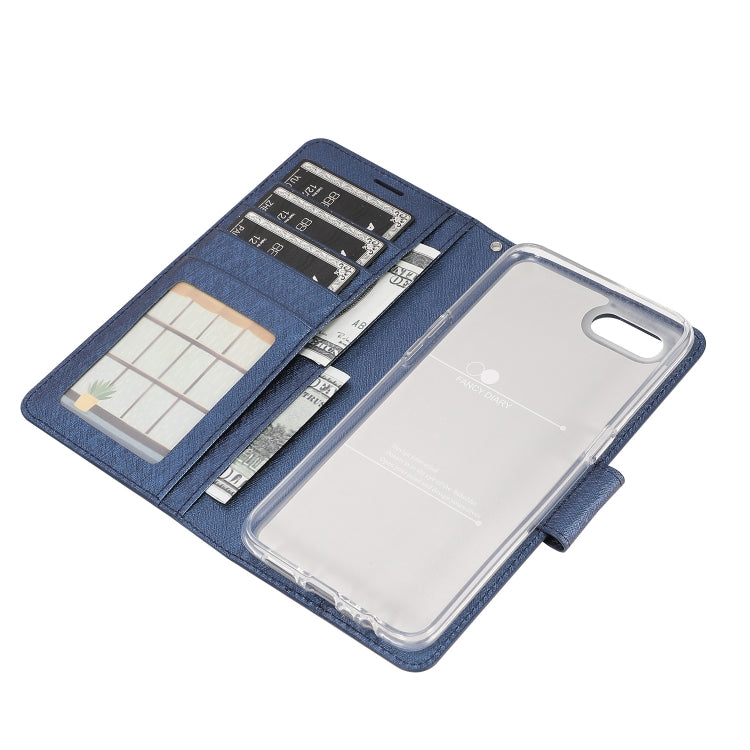 Silk Texture Horizontal Flip Leather Case for OPPO A5s (AX5s), with Holder & Card Slots & Wallet & Photo Frame