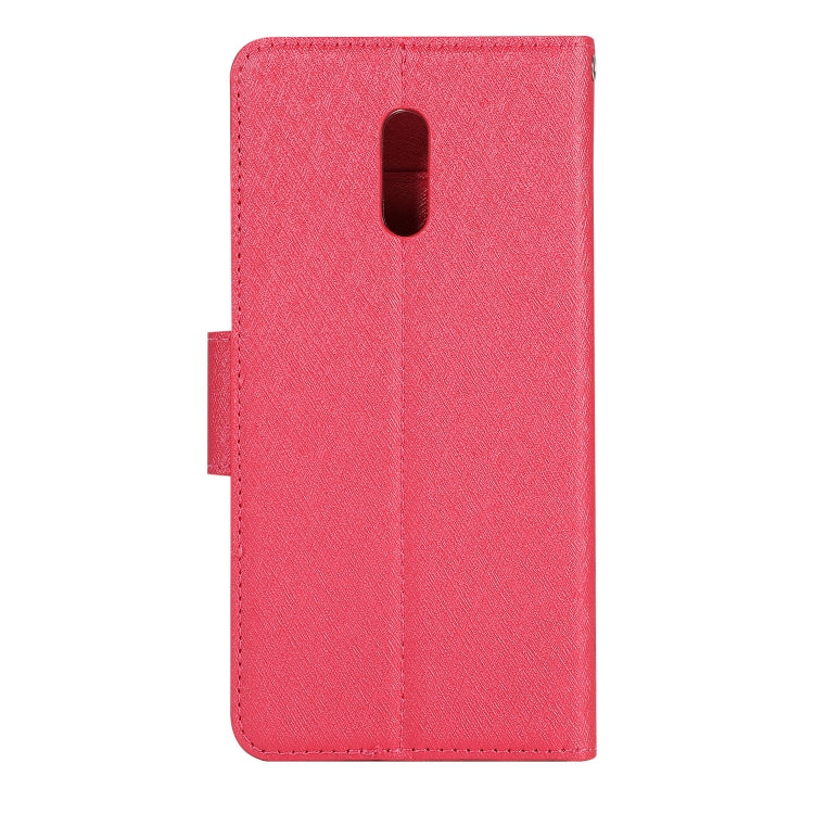 Silk Texture Horizontal Flip Leather Case for OPPO Reno, with Holder & Card Slots & Wallet & Photo Frame