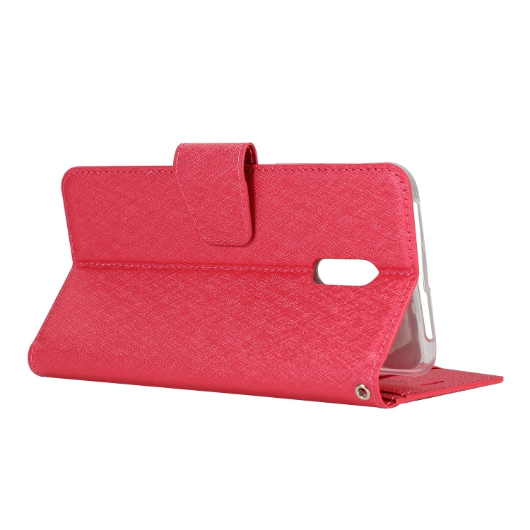 Silk Texture Horizontal Flip Leather Case for OPPO Reno, with Holder & Card Slots & Wallet & Photo Frame