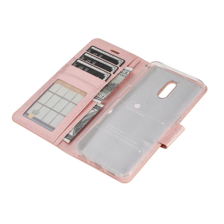 Silk Texture Horizontal Flip Leather Case for OPPO Reno, with Holder & Card Slots & Wallet & Photo Frame