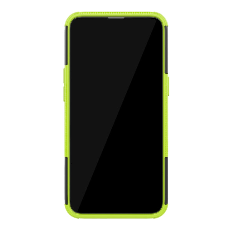 Tire Texture TPU+PC Shockproof Case for OPPO Realme 3, with Holder