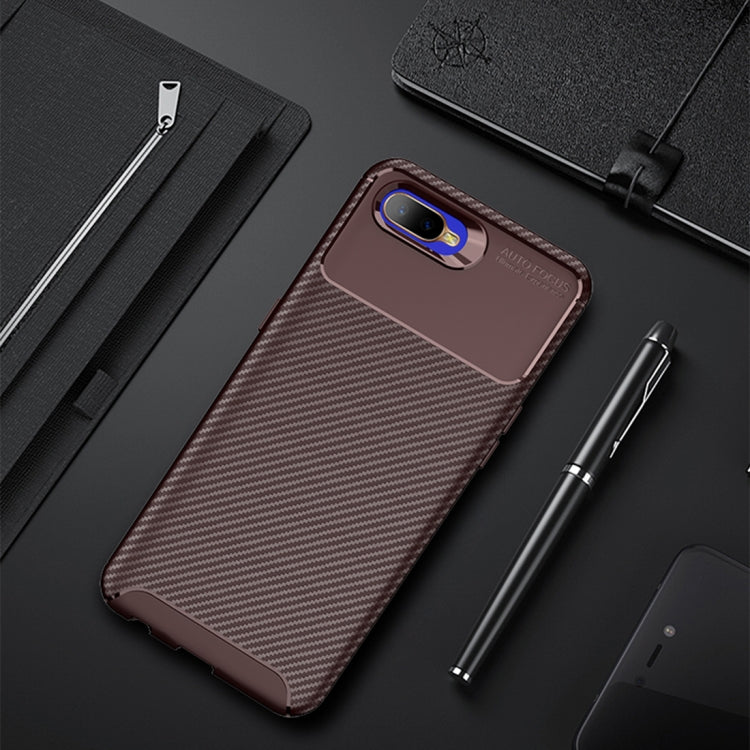 Beetles Series Full Coverage Detachable TPU Protective Cover Case for OPPO K1(Brown)