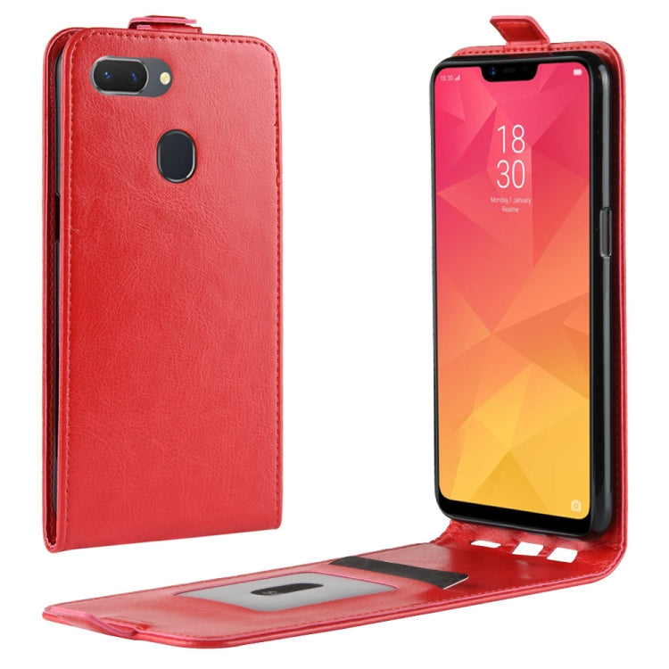 Business Style Vertical Flip Leather Protective Back Cover Case for OPPO Realme 2, with Card Slot