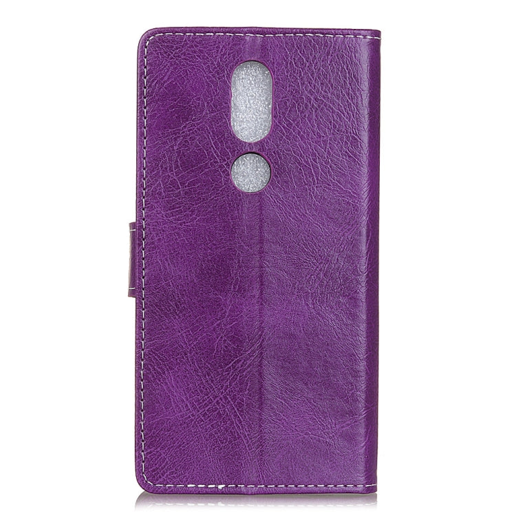 Retro Crazy Horse Texture Horizontal Flip Leather Case for OPPO R19, with Holder & Card Slots & Photo Frame
