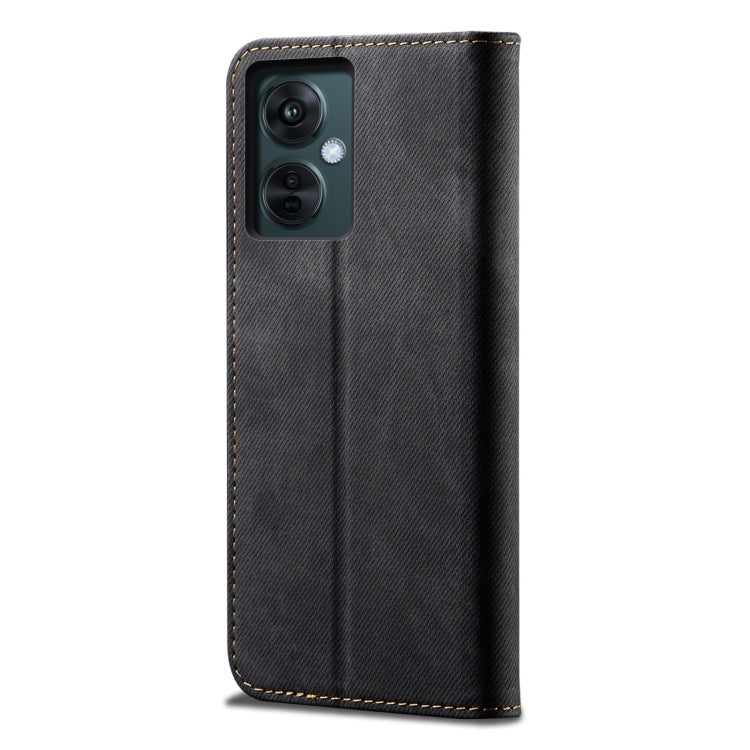 Denim Texture Flip Leather Phone Case For OnePlus Nord CE 3 Lite / OPPO K11X