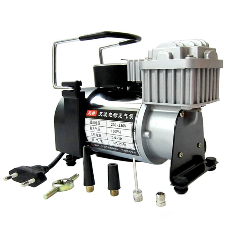 Portable Air Compressor Pump Car Tire Inflator, 220V, 220W