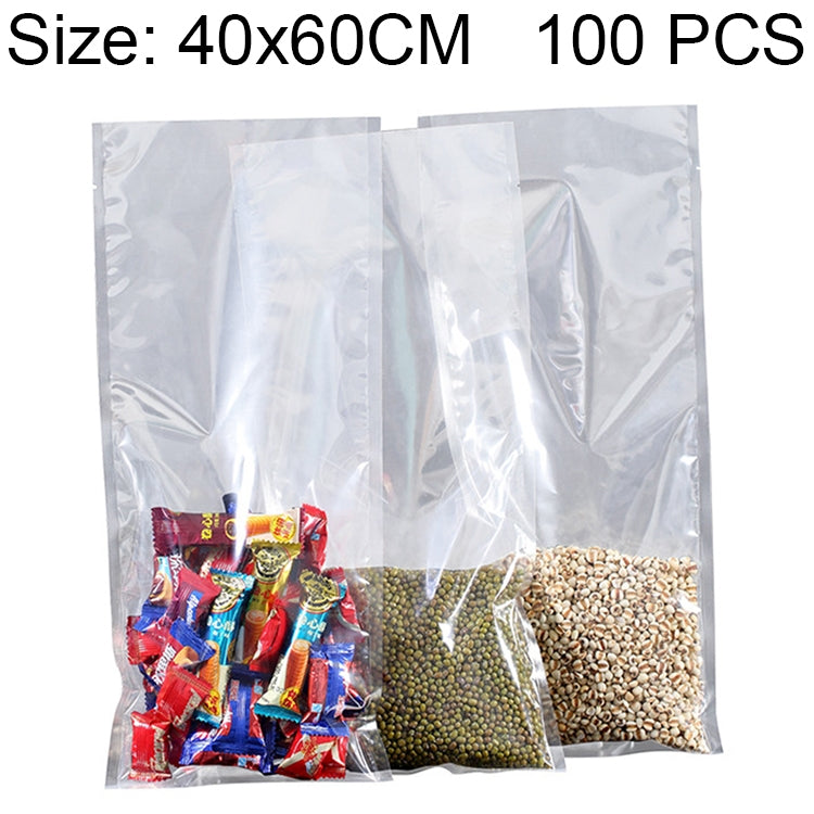 100 PCS Food Vacuum Packaging Transparent Plastic Bag Nylon Fresh-keeping Bag, Size: 40cm x 60cm