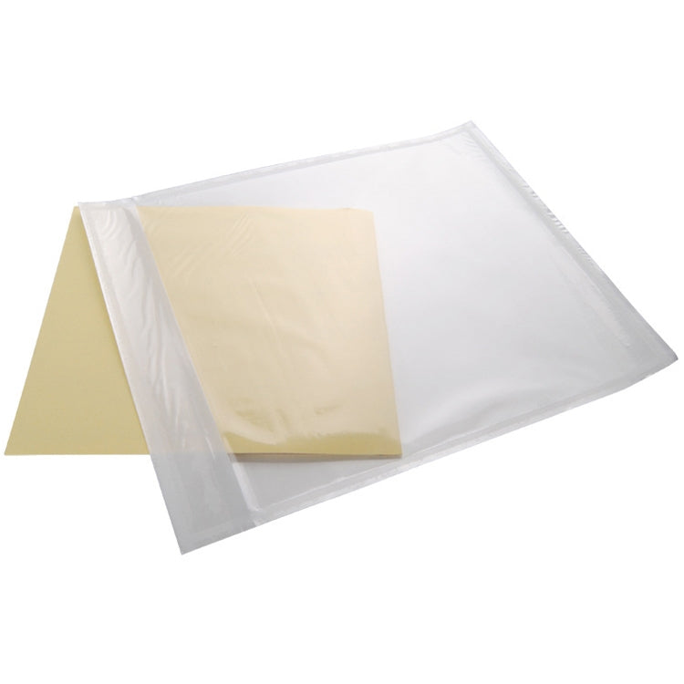 100 PCS 14.5cm x 18cm PE Self Sealing Waterproof Self-adhesive Bag with Customized Logo & Design, Short Side Open