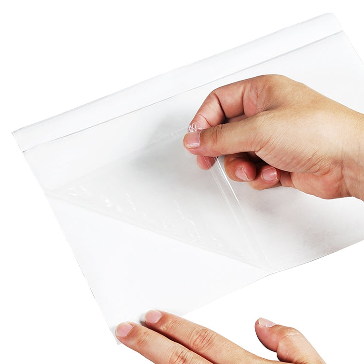 1000 PCS 18cm x 27cm PE Self Sealing Waterproof Self-adhesive Bag with Customized Logo & Design, Long Side Open